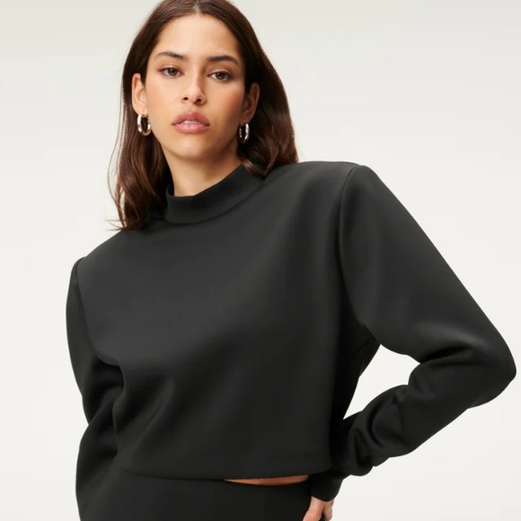 Good American crop mock neck top - Picture 2 of 13